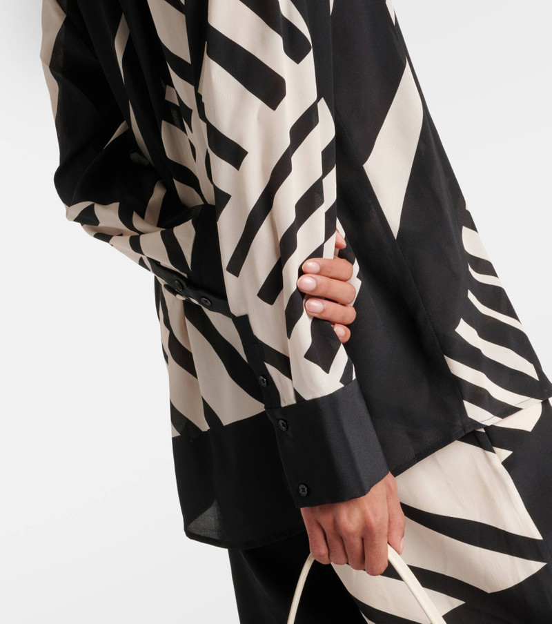 Printed silk shirt 5