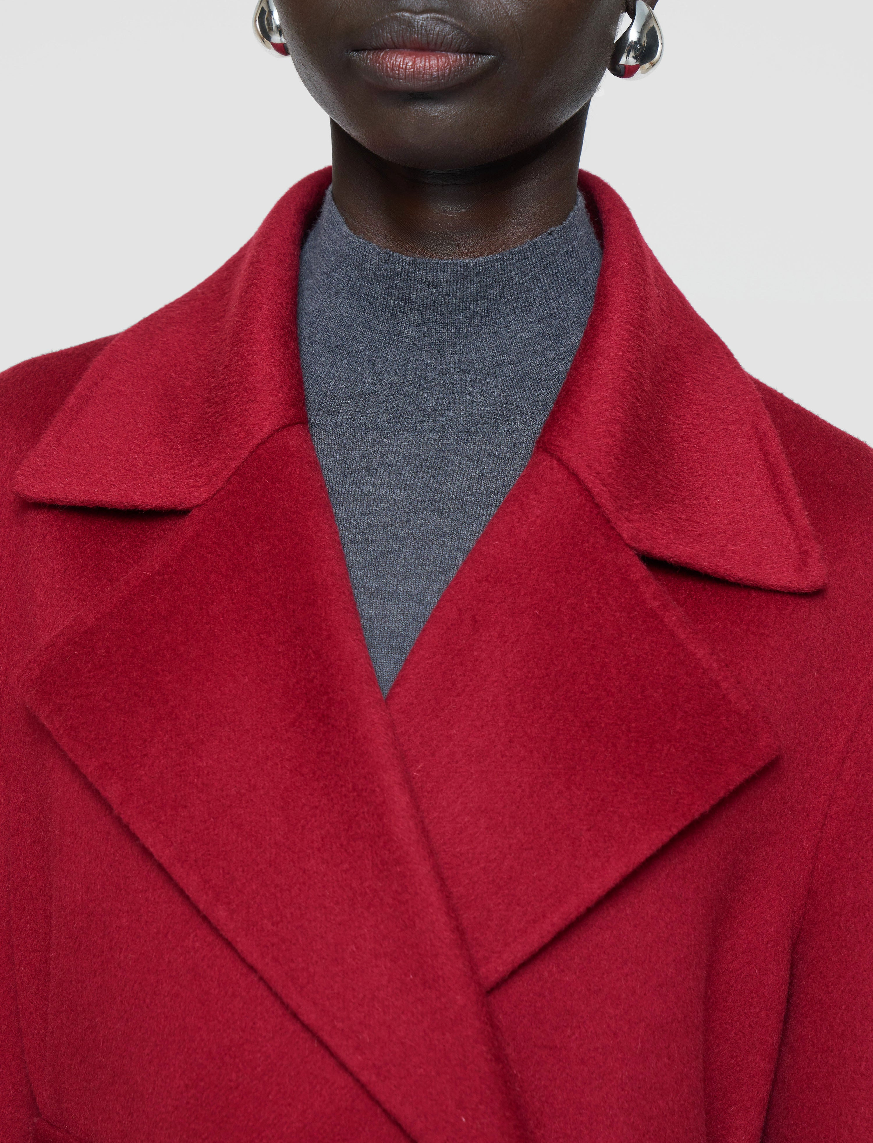 Arline Double Face Cashmere Coat - 3