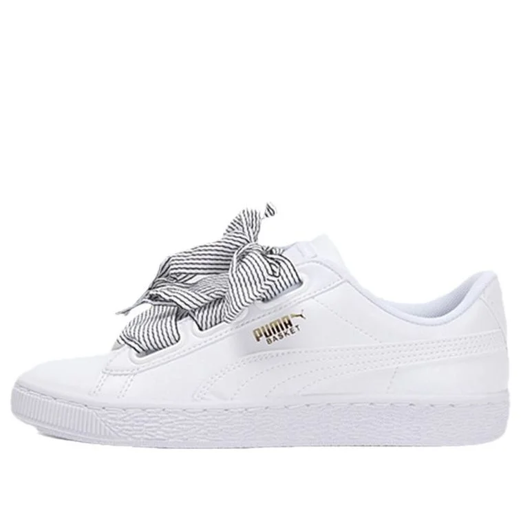(WMNS) PUMA Basket Heart 'PUMA White' 365198-03 - 1