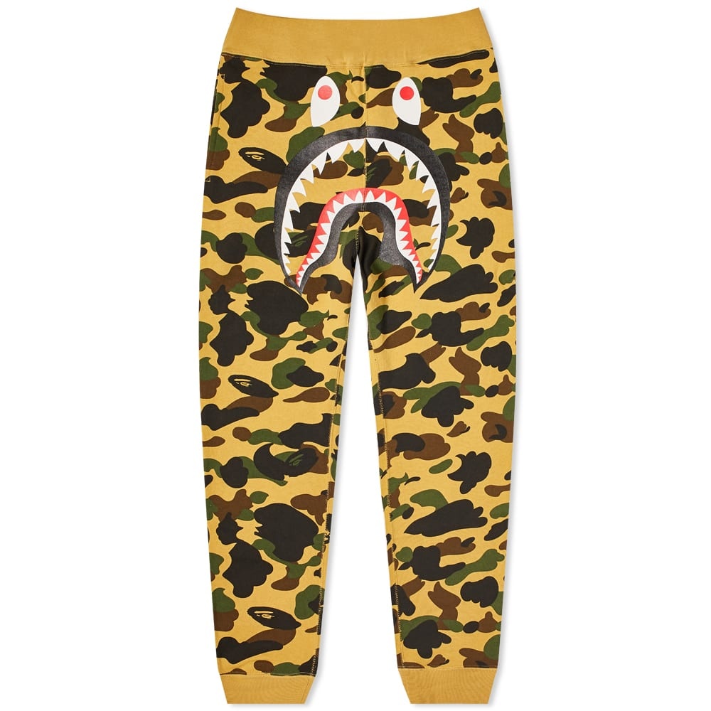 A Bathing Ape 1st Camo Shark Slim Fit Sweat Pant - 1