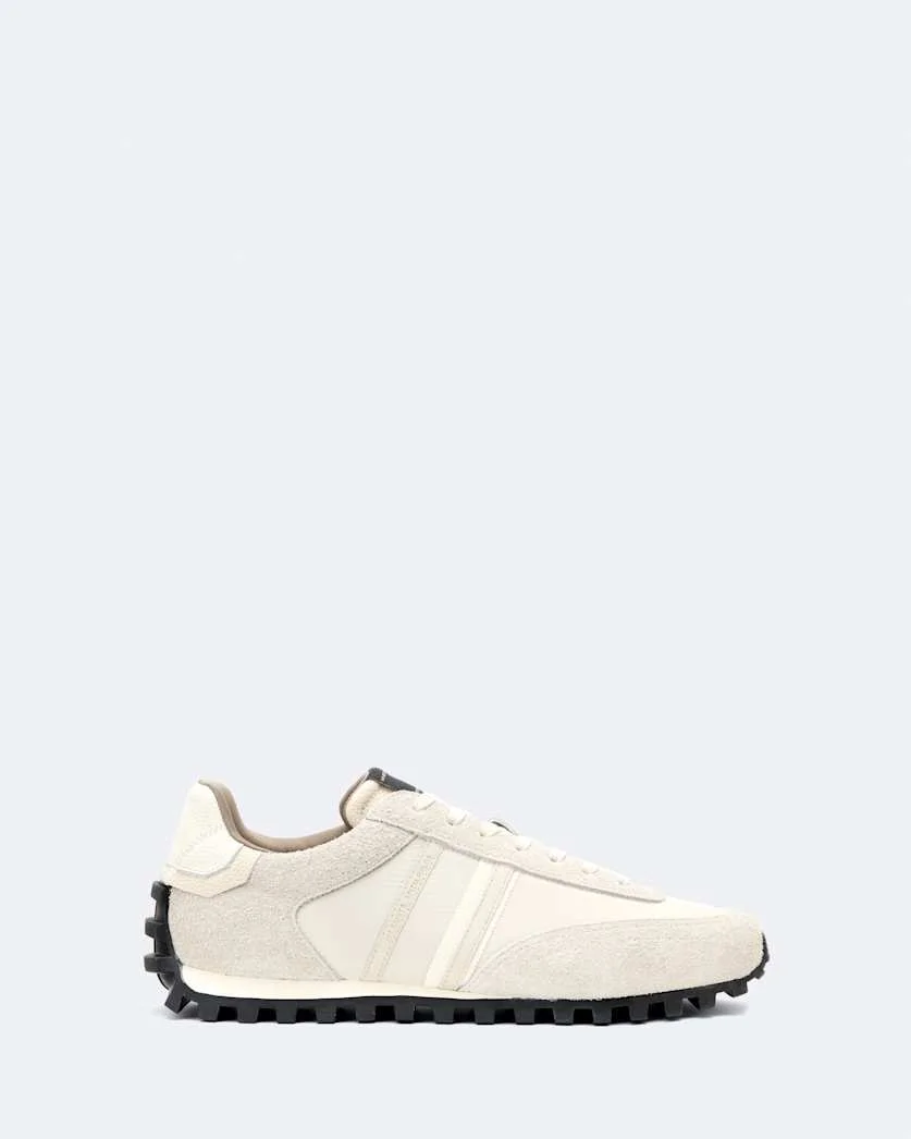 ROBIN NYLON AND SUEDE RUNNER SNEAKERS - 1