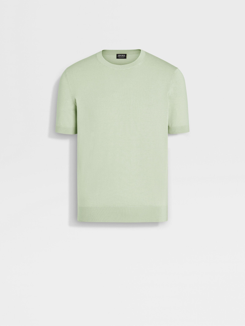 LIGHT AQUA GREEN PREMIUM COTTON T-SHIRT 1