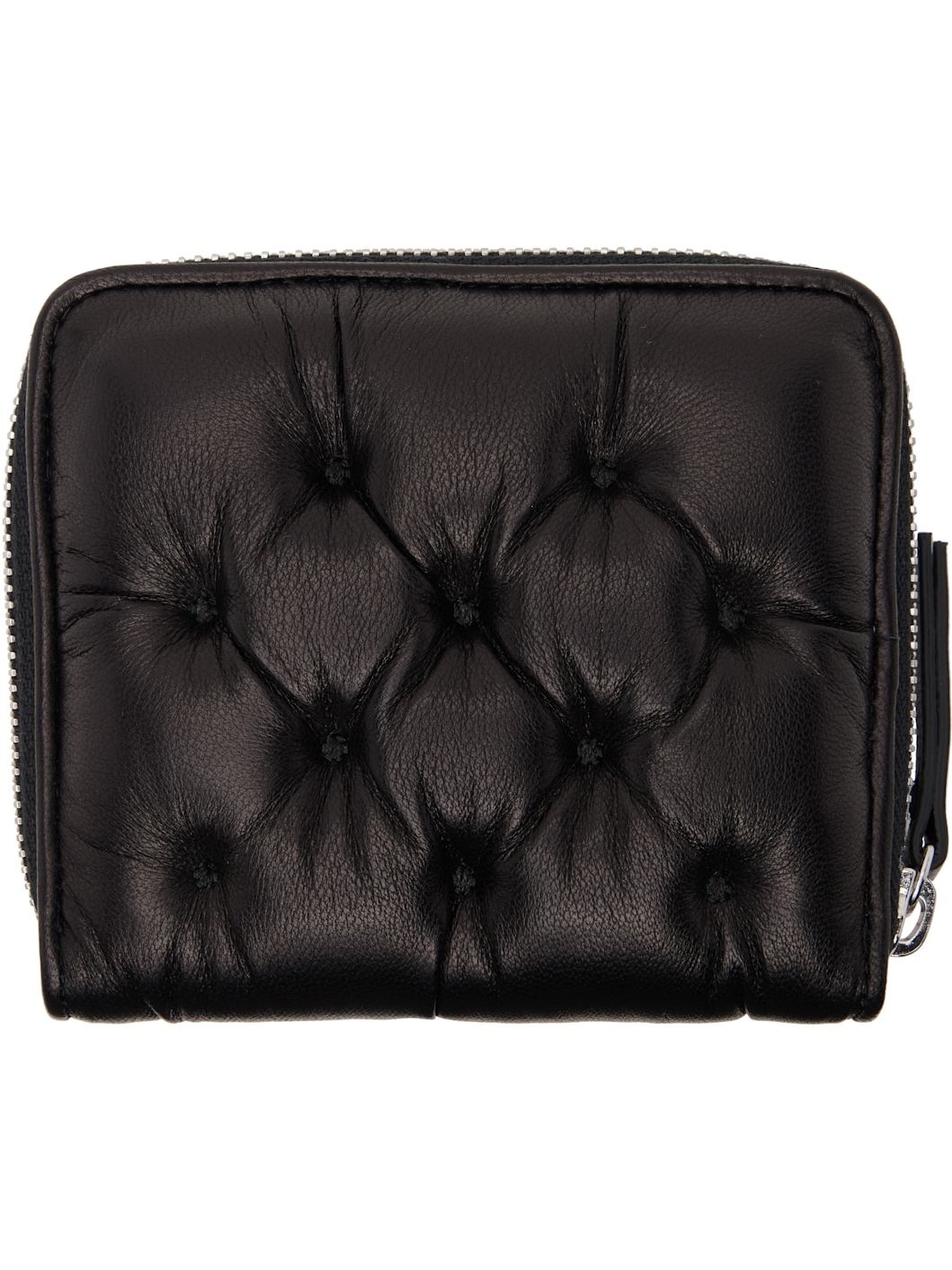 Black Quilted Wallet - 2