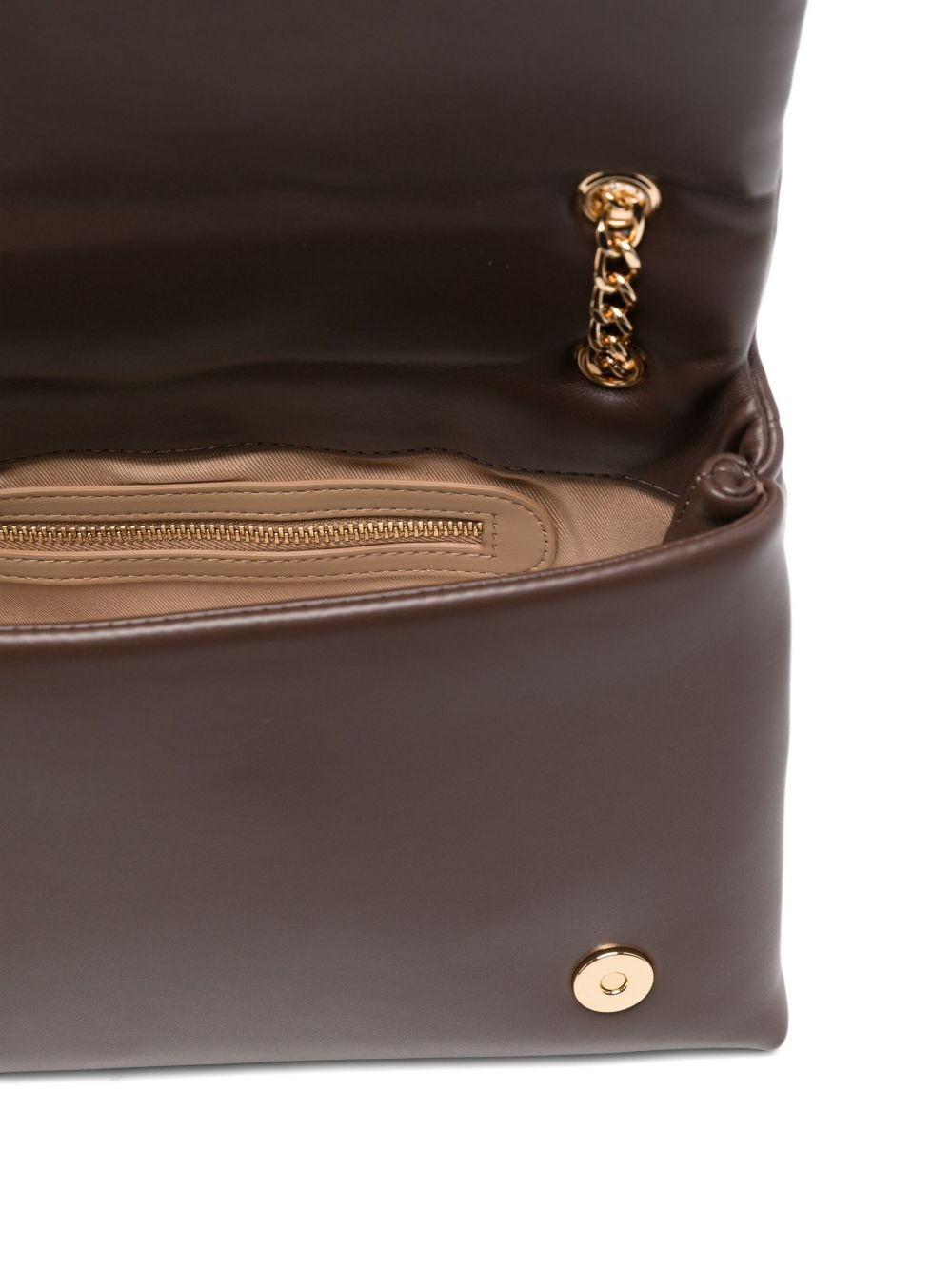 quilted logo-plaque shoulder bag - 5