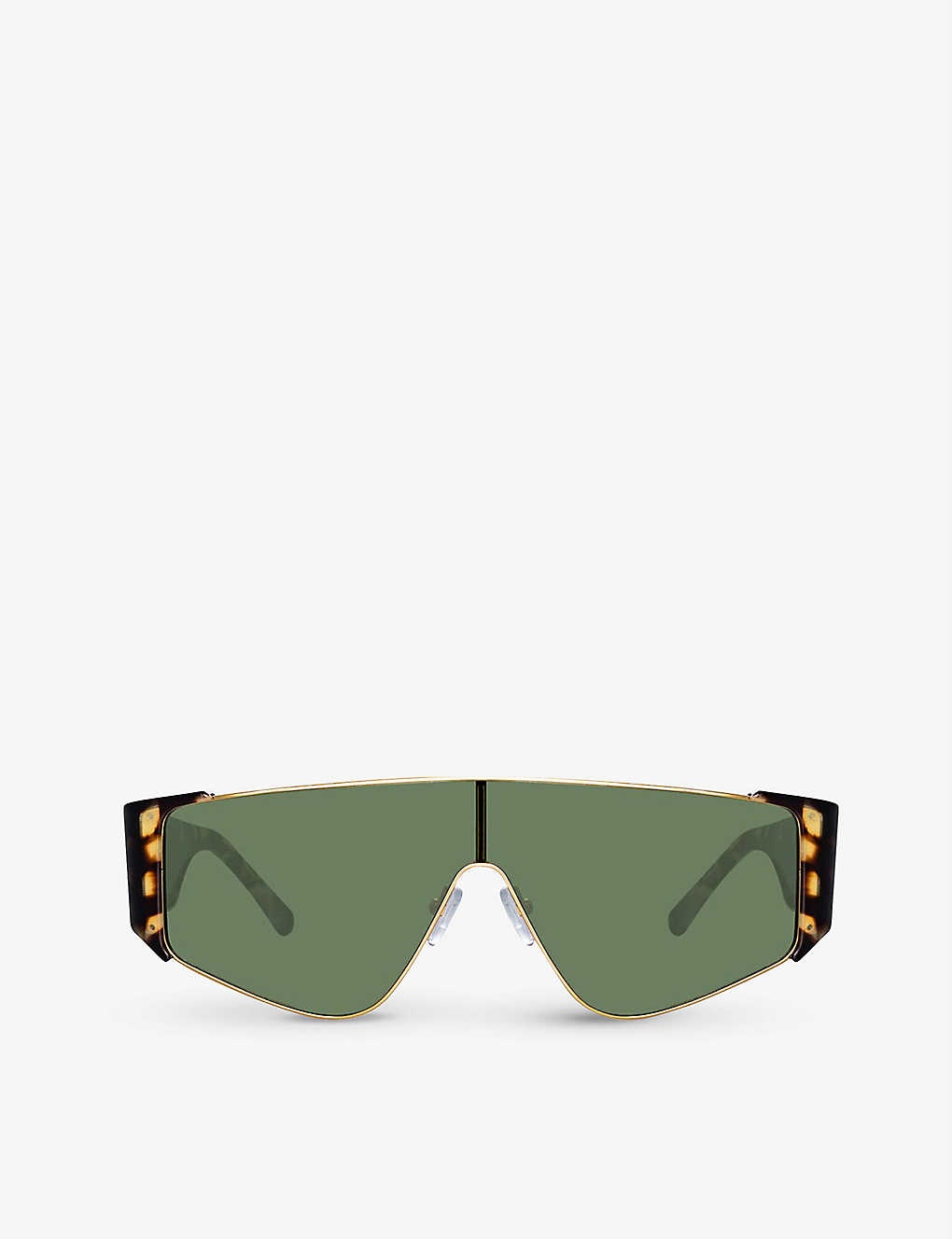 The Attico x Linda Farrow Carlijn asymmetric-frame acetate sunglasses - 1