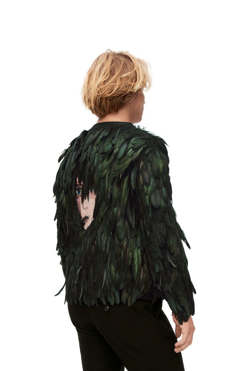 Howl cardigan in wool and feather 4