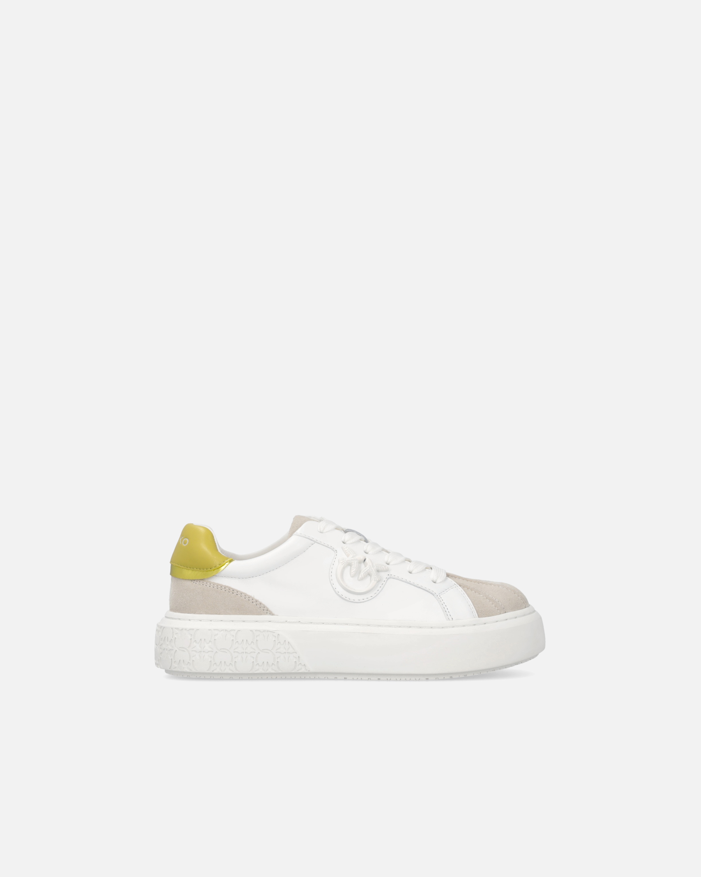 PINKO SNEAKERS WITH PLATFORM SOLE AND COLORED HEEL | REVERSIBLE