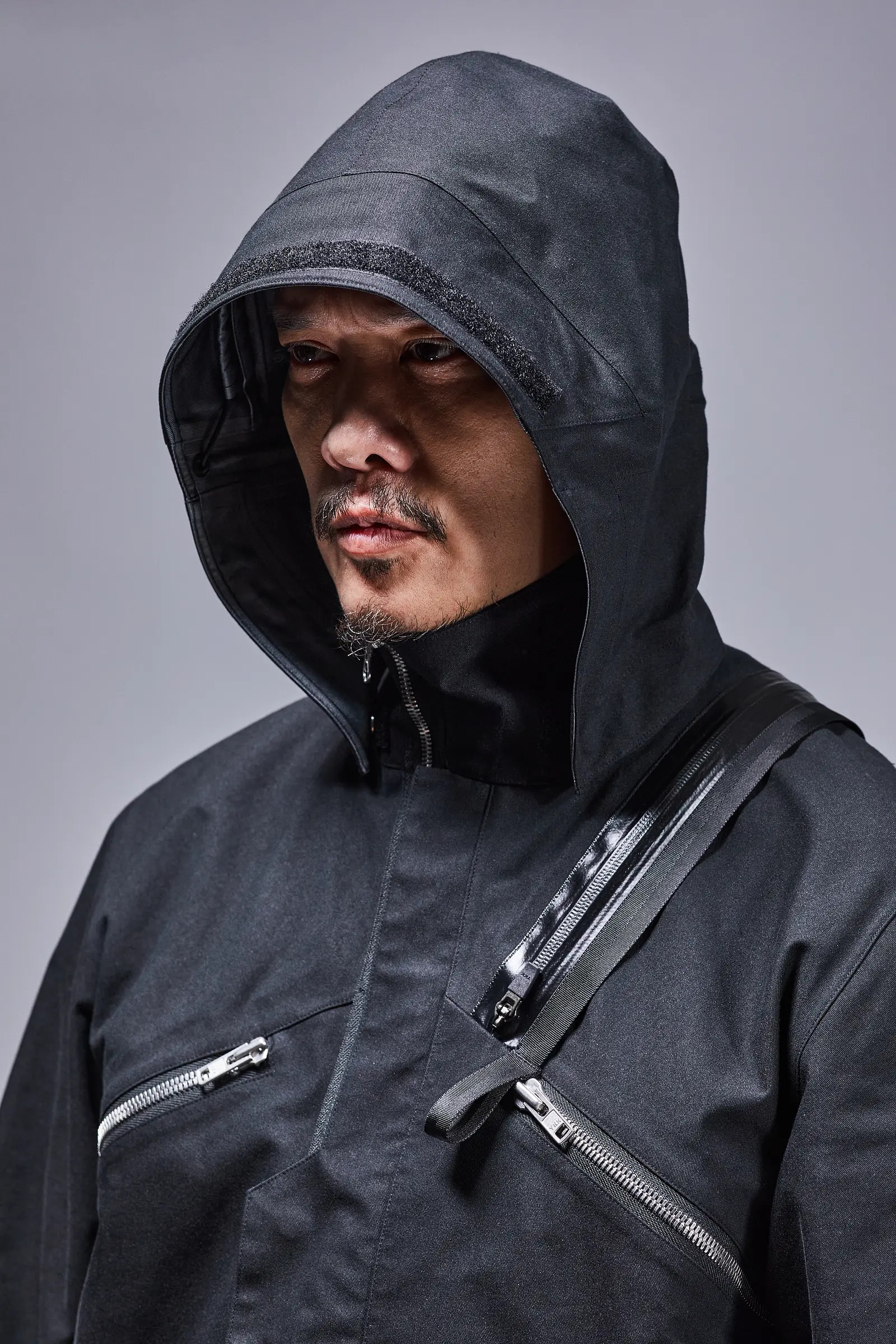 J1WB-BQ 3L Interops Jacket Black - 19