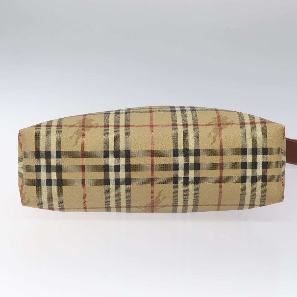 Burberry Nova Check Shoulder Bag Pvc Beige - 5
