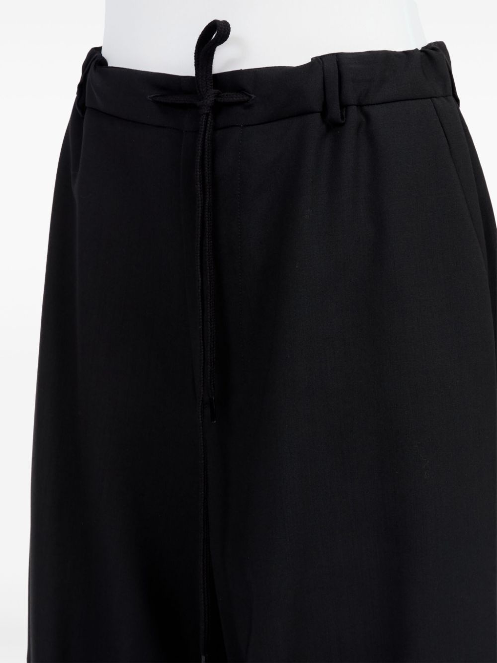 single-stitch logo flared trousers - 7