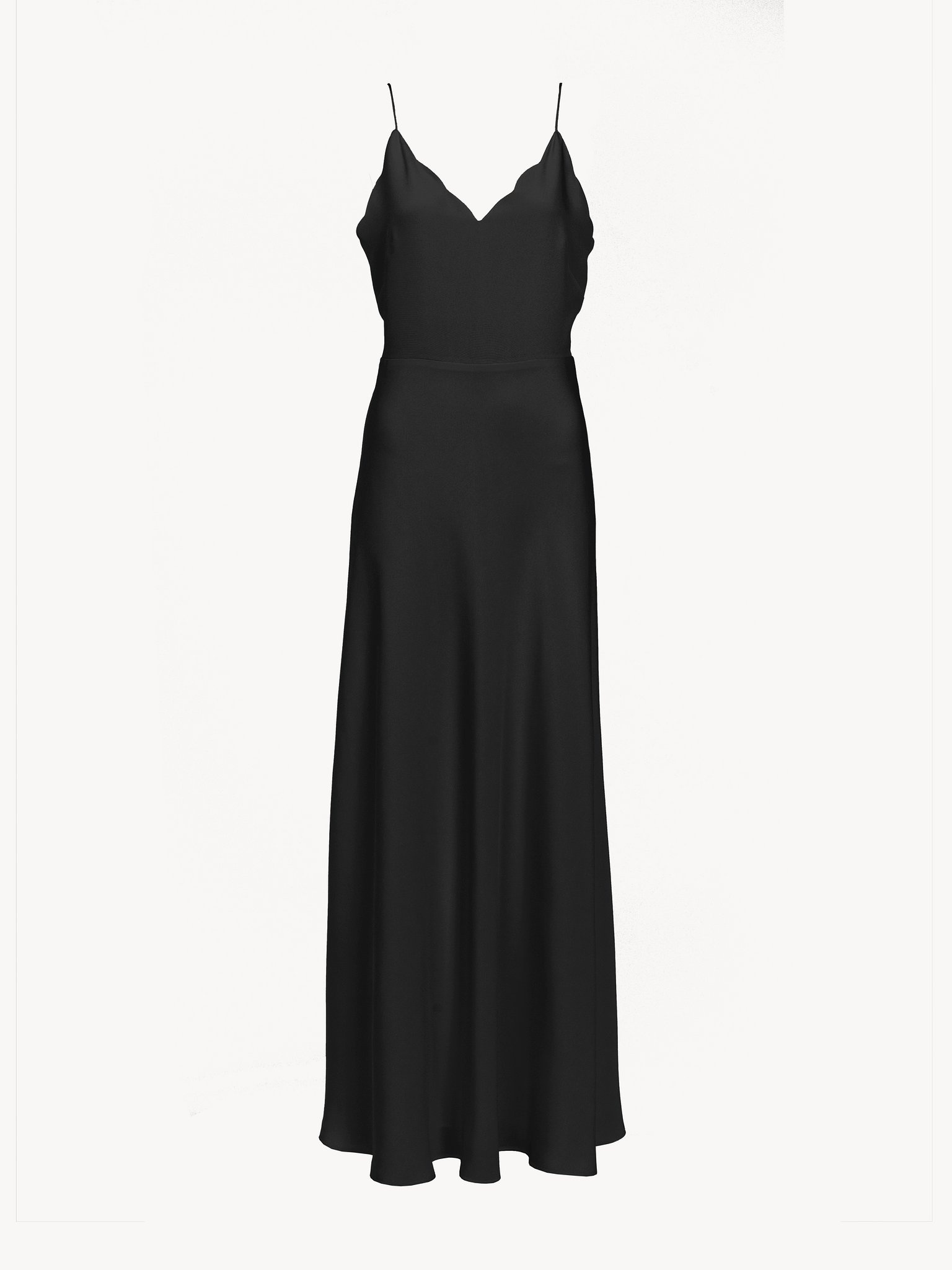 SLEEVELESS LONG FLARED DRESS - 2
