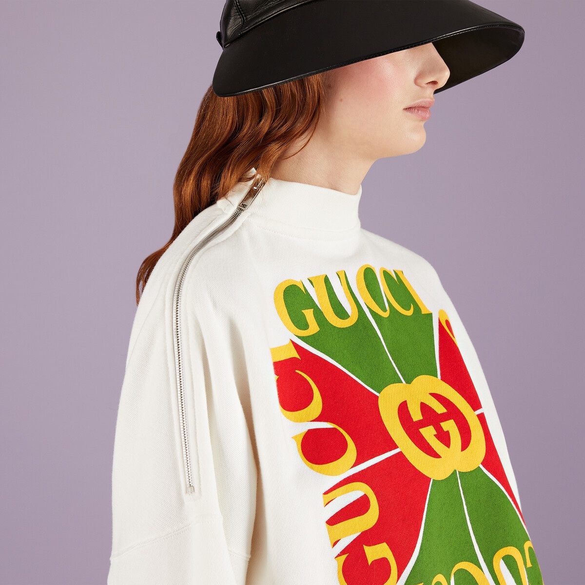 Gucci vintage logo cotton sweatshirt - 3