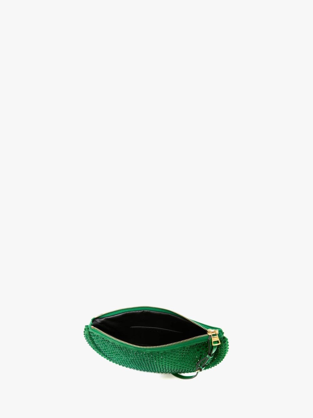 BUMPER MOON LEATHER SHOULDER BAG WITH CRYSTAL - 4