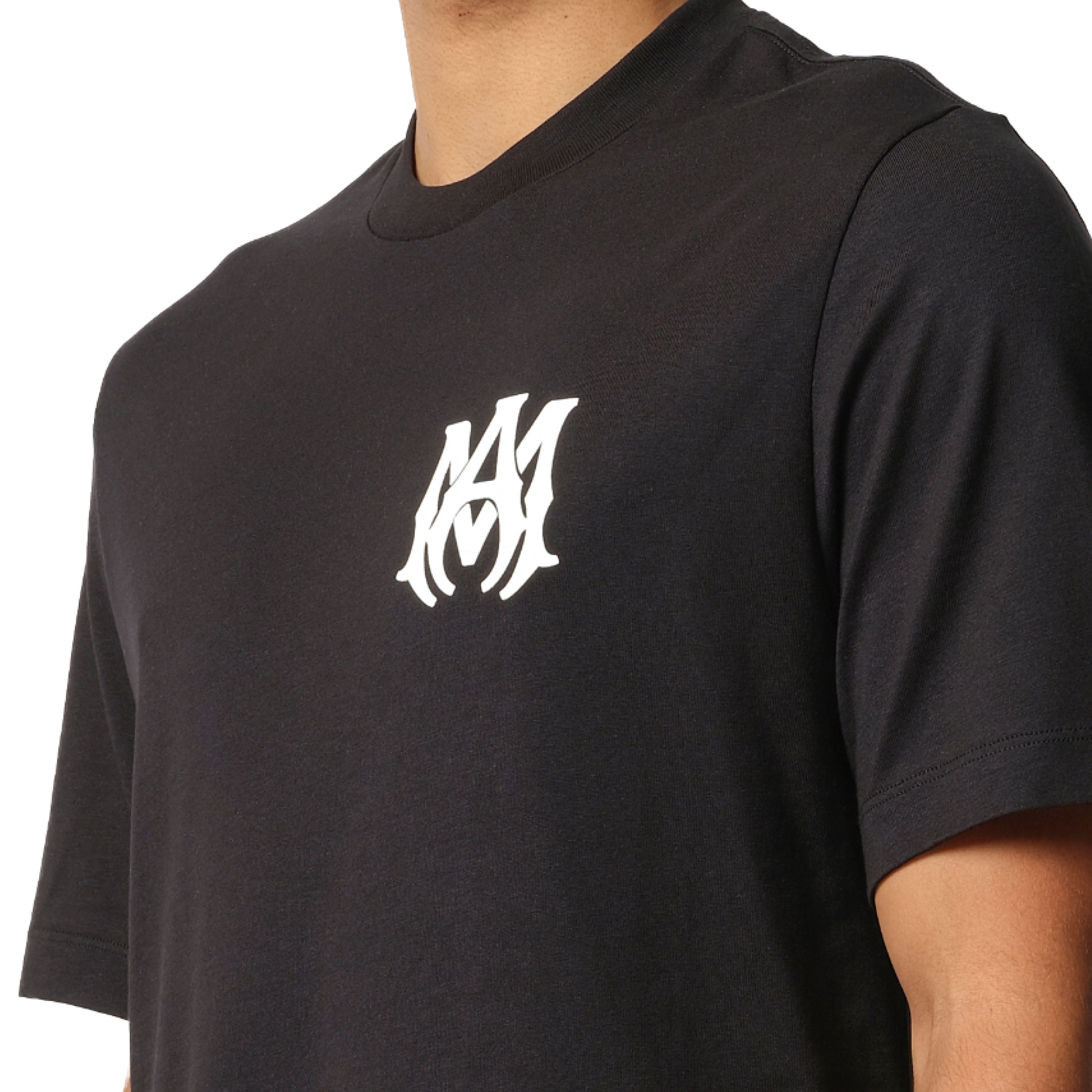 MA Core Logo T-Shirt in Black/White - 3