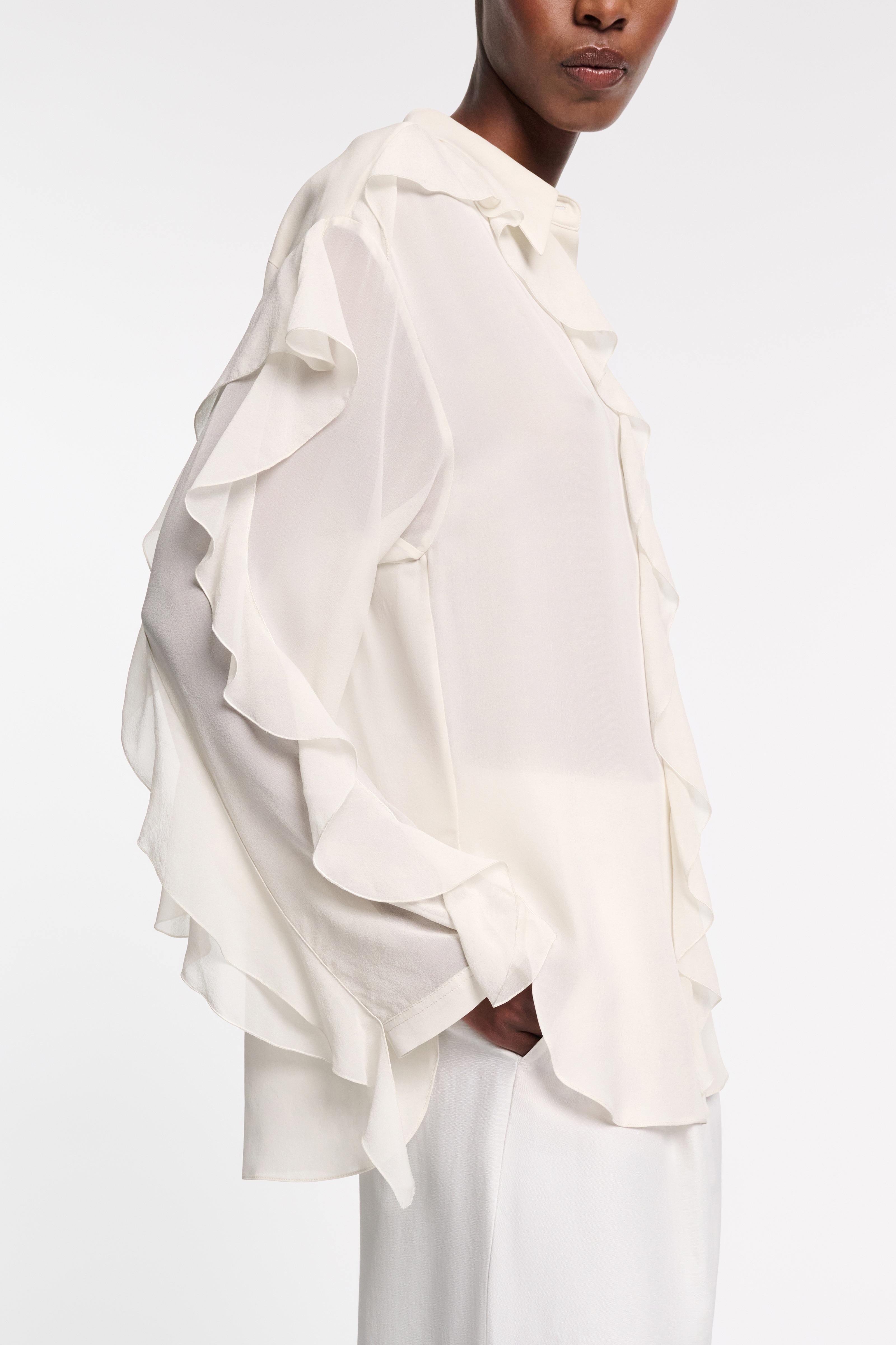 SHEER TWIST I blouse - 5