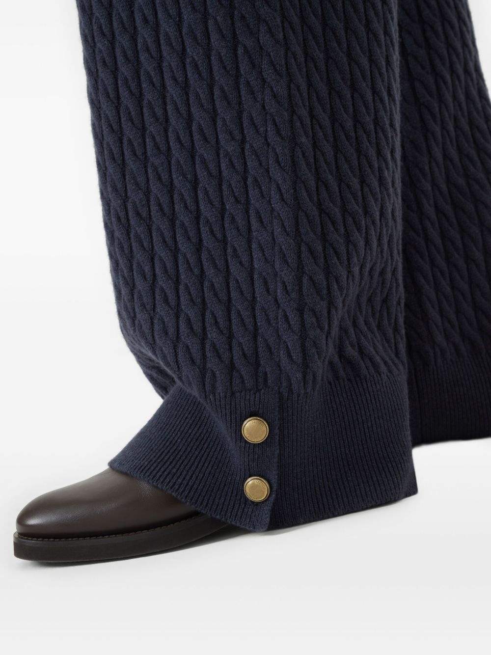 cable-knit trousers - 5