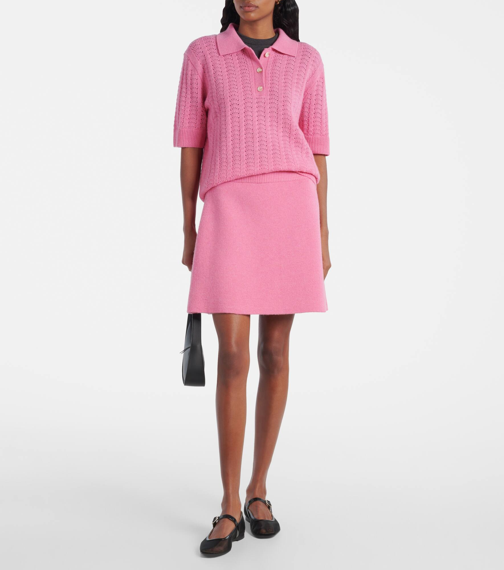 Clare high-rise cashmere miniskirt - 2