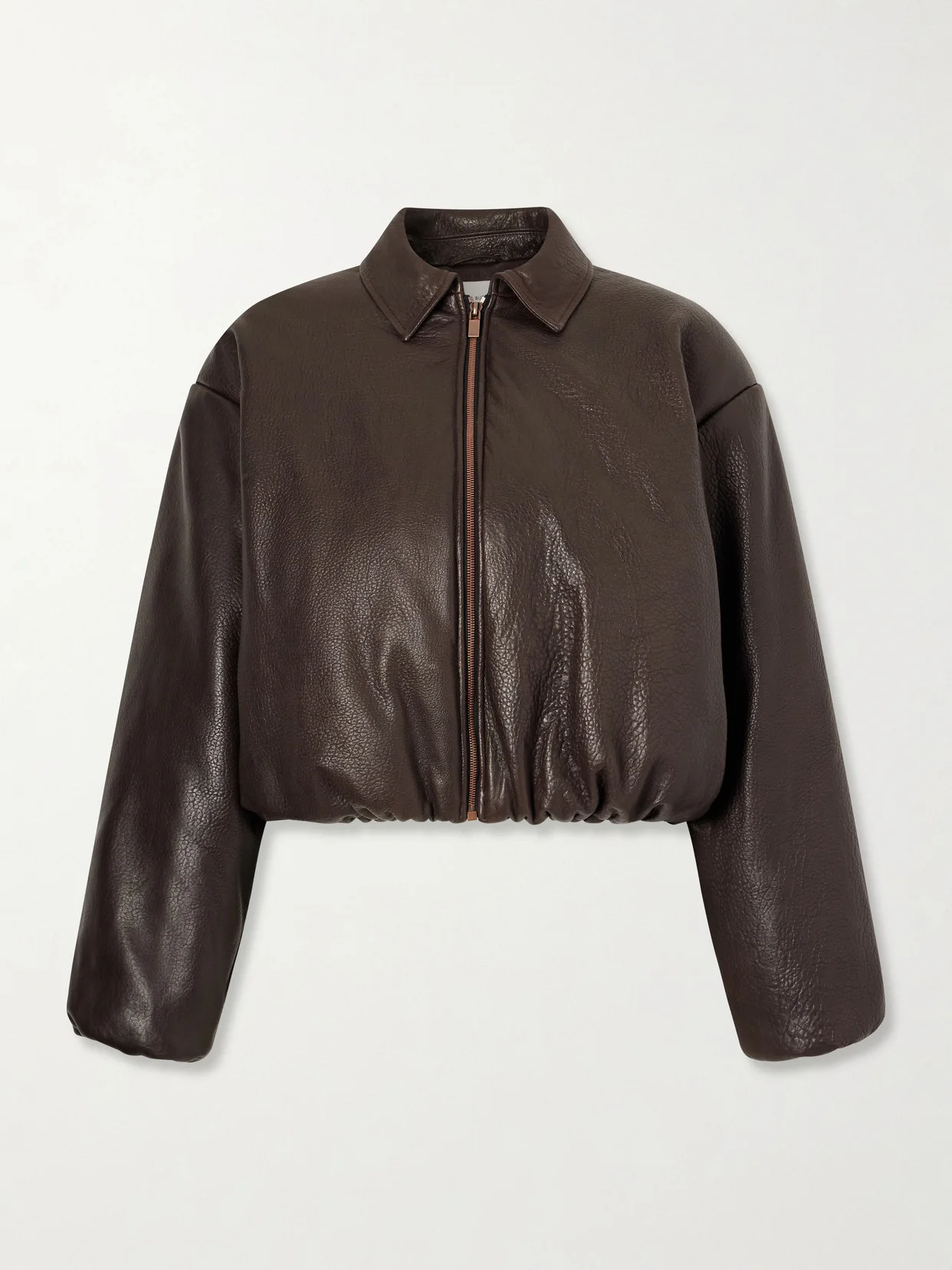 Textured-leather Jacket - 1