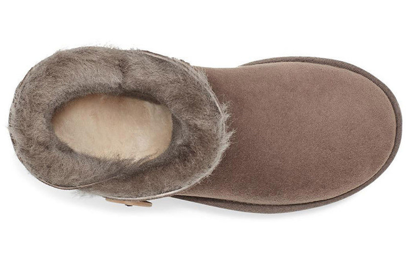 UGG (WMNS) UGG Mini Bailey Button II 2.0 Snow Boots Brown 1016422-MLE outlook