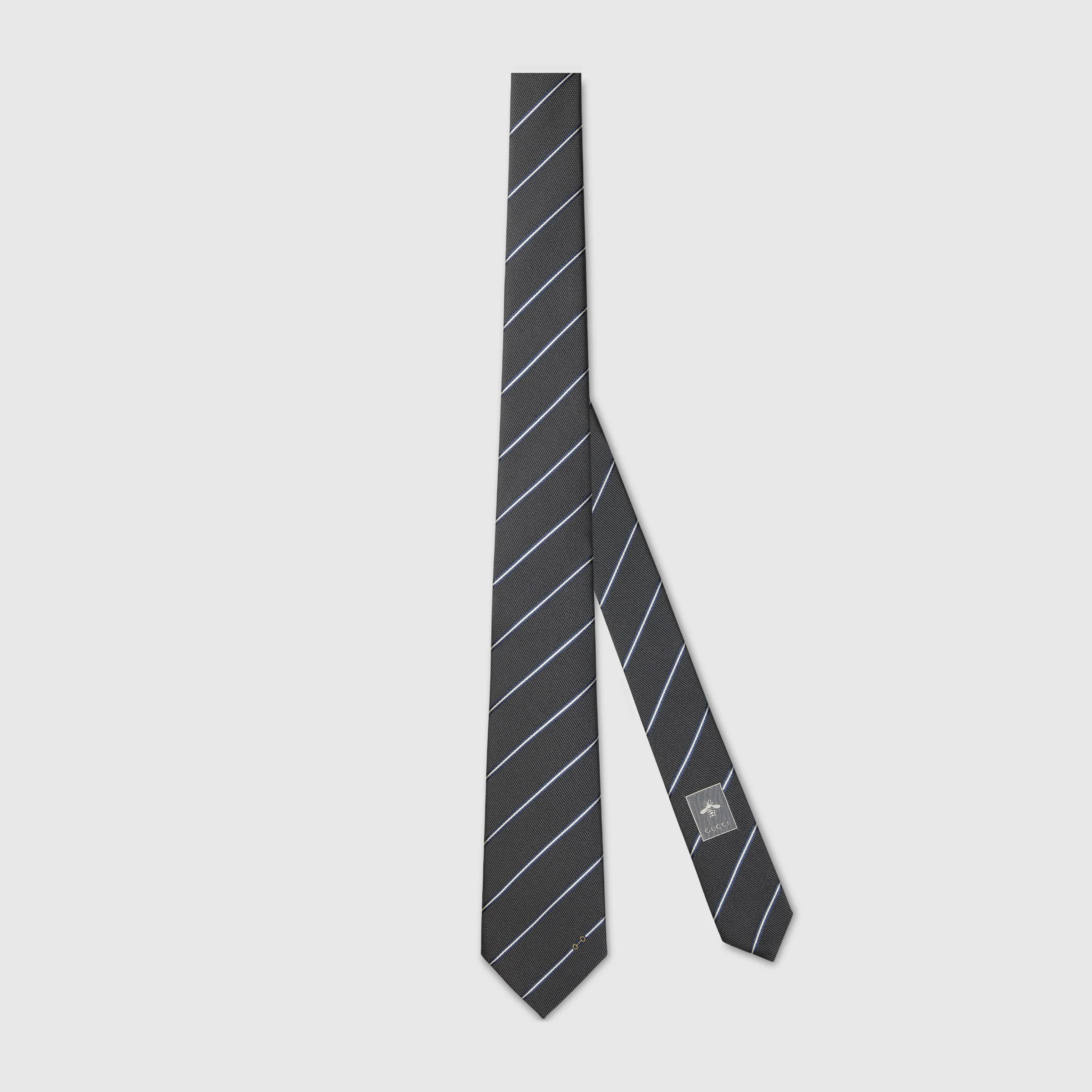 Silk jacquard tie - 1