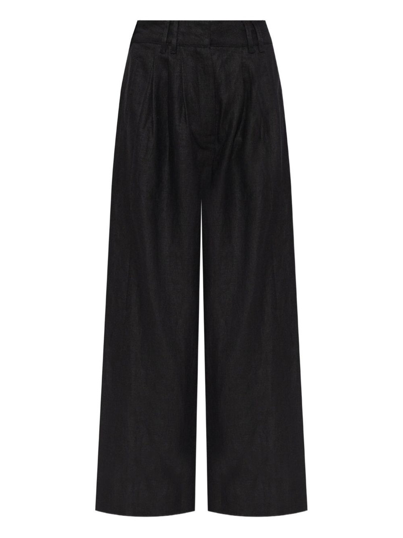 pleated palazzo pants 1