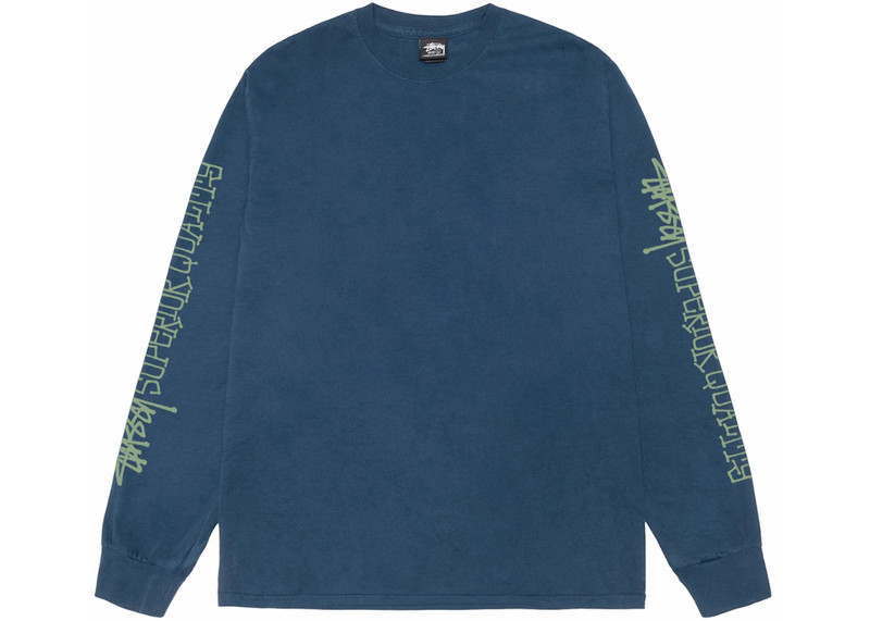 Stüssy Stussy Superior Quality Pigment Dyed L/S Tee Navy outlook