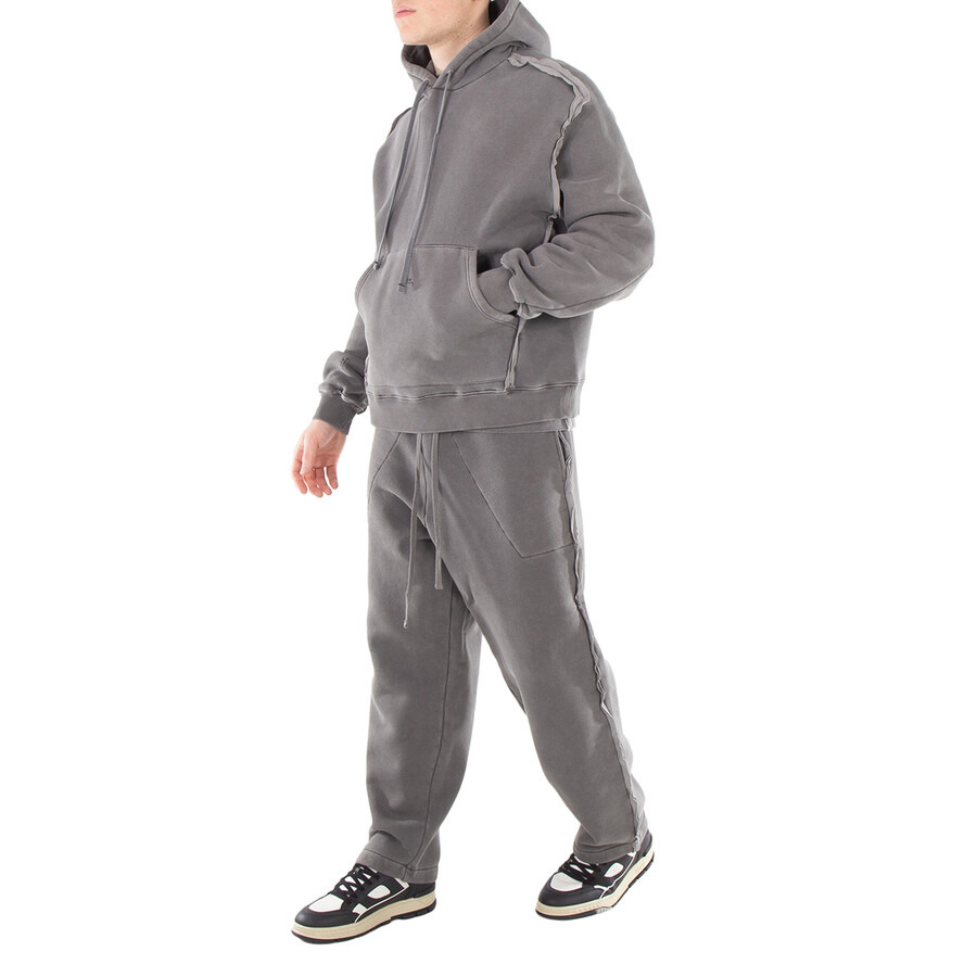 A Cold Wall Men's Black Facade Cotton Hoodie - 4