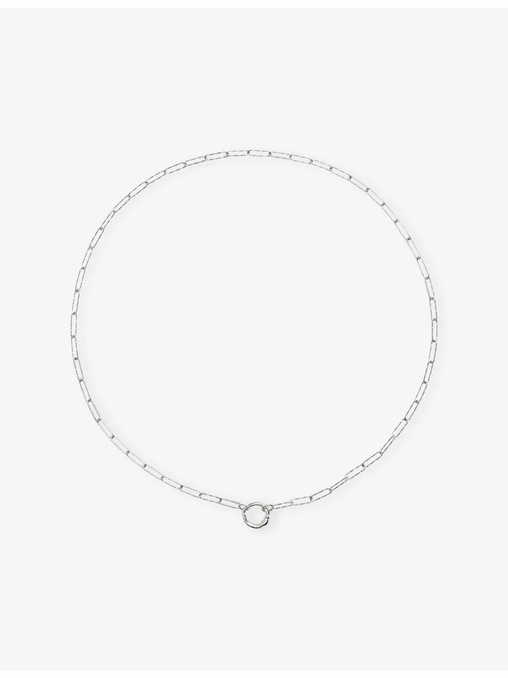 Alta Textured Sterling-Silver Chain Necklace - 1