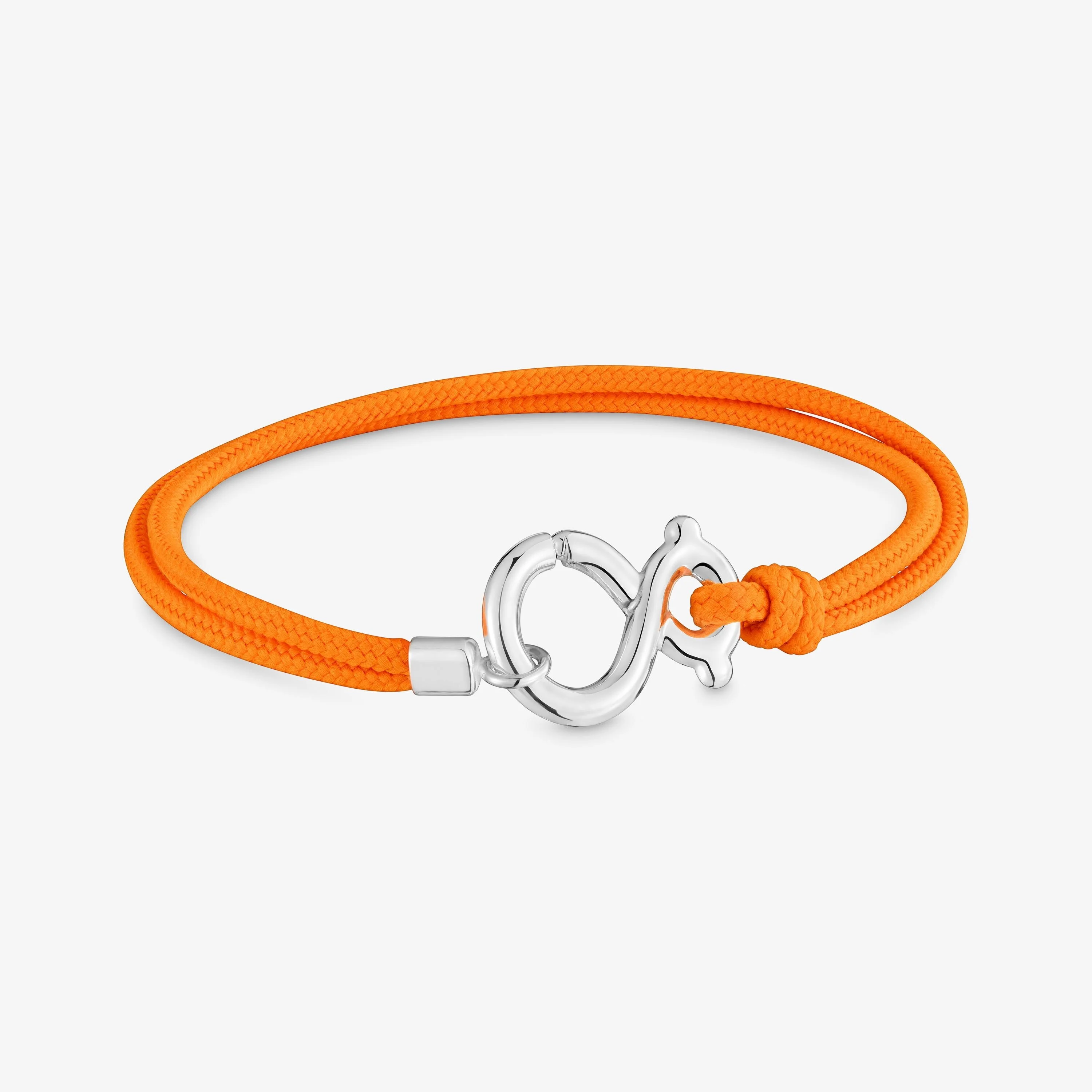 Silver Bracelet with orange cord TOUS Infinity - 1