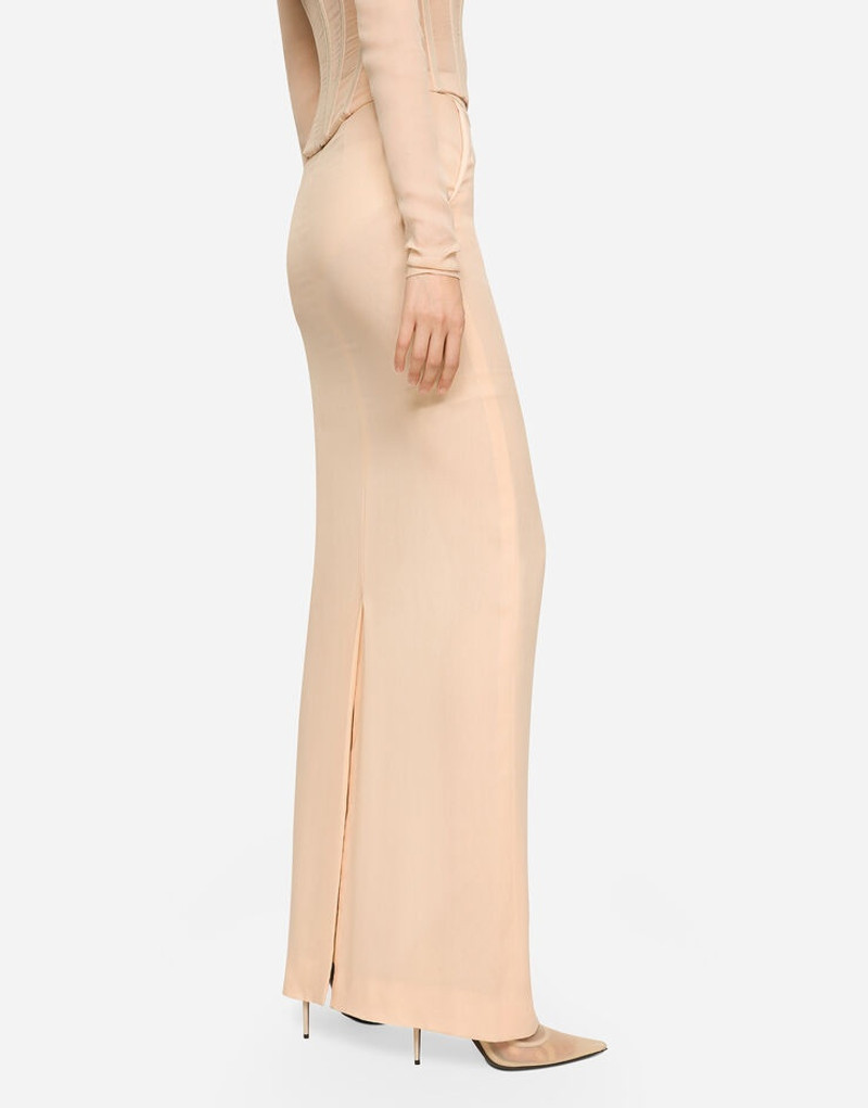 Long georgette skirt 4