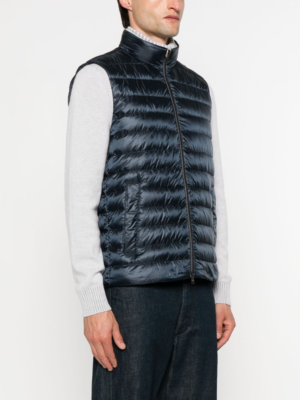 Nylon Down Vest - 5