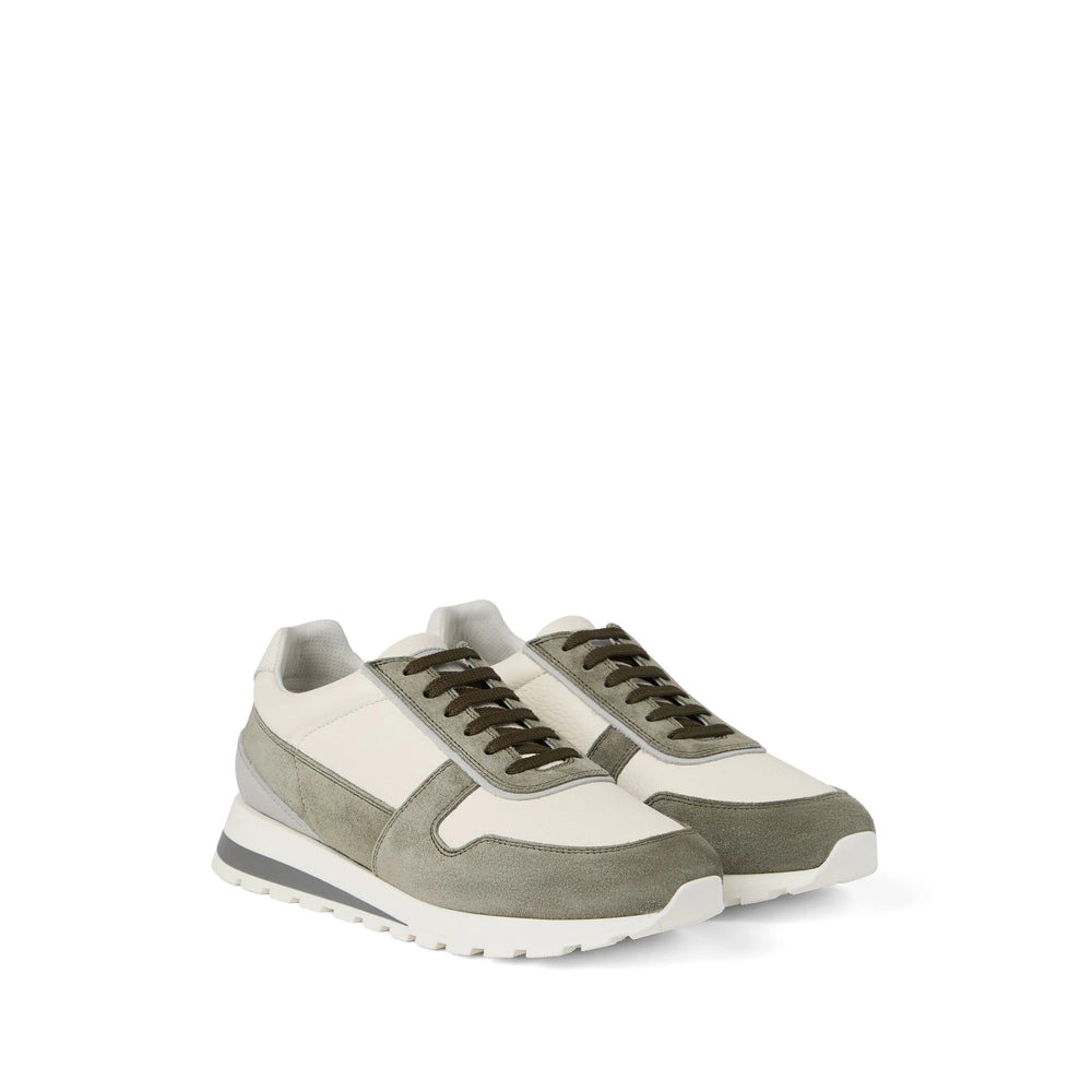 Brunello Cucinelli Green Trainers - Low-Tops Men - 3