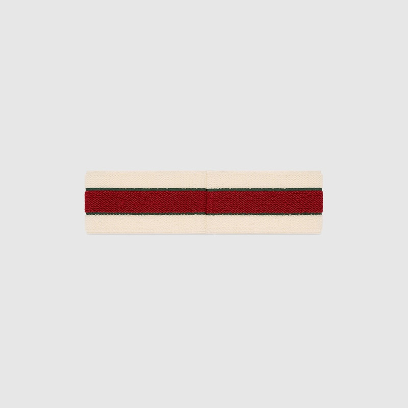 Elastic Gucci stripe headband 3