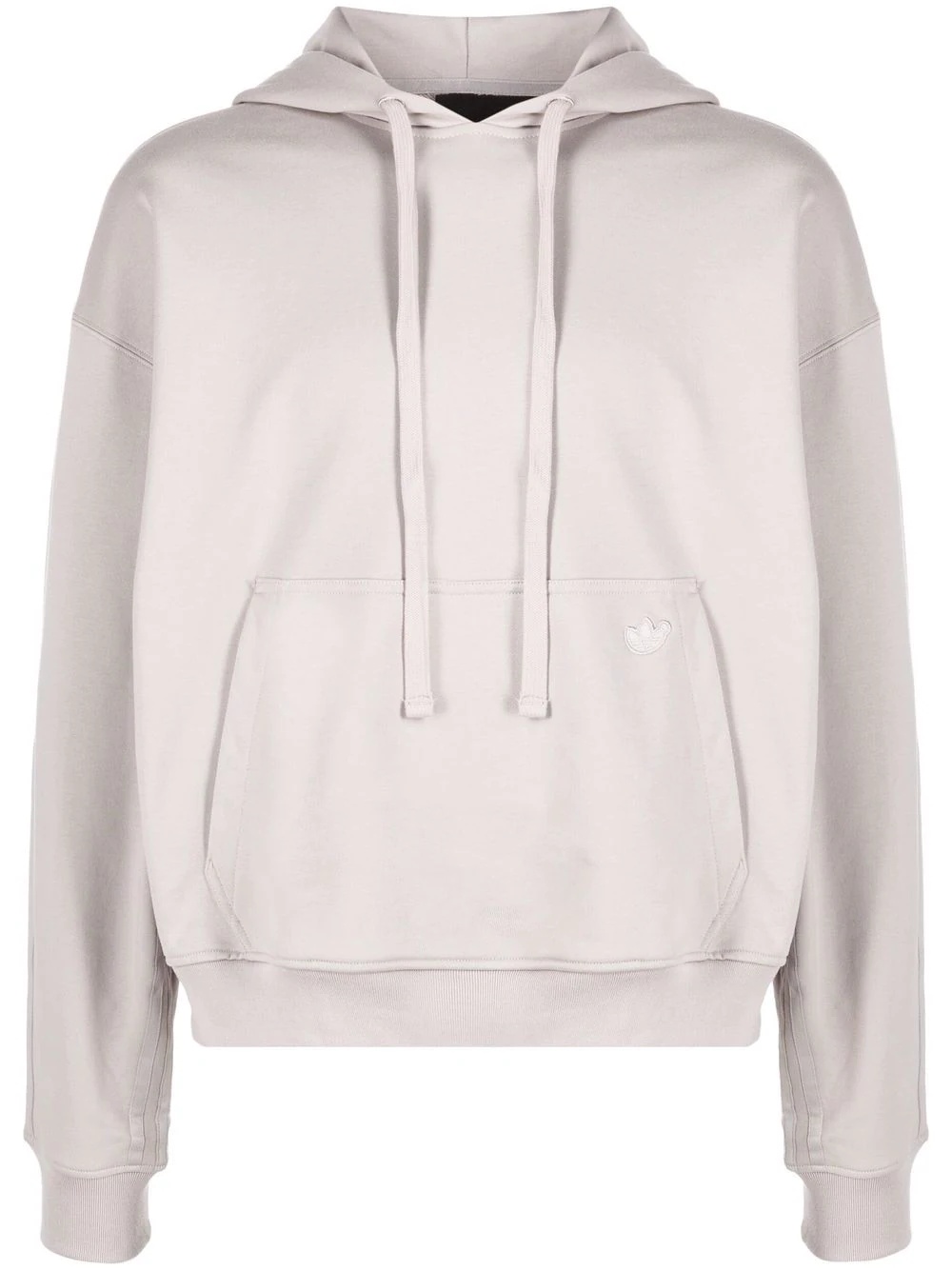 logo-embroidered hoodie - 1