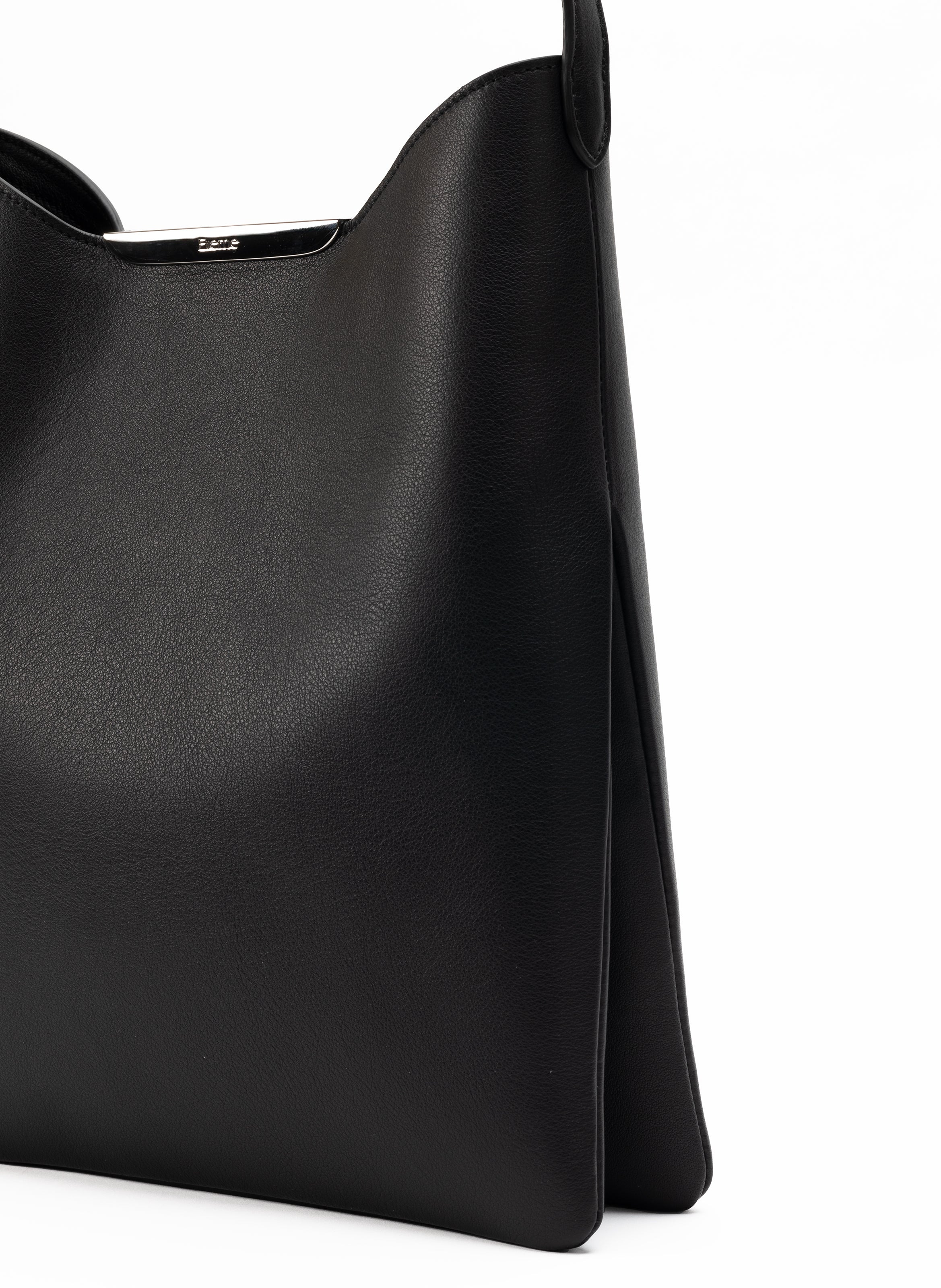 Gemini Pebbled Leather Black - Silver - 3