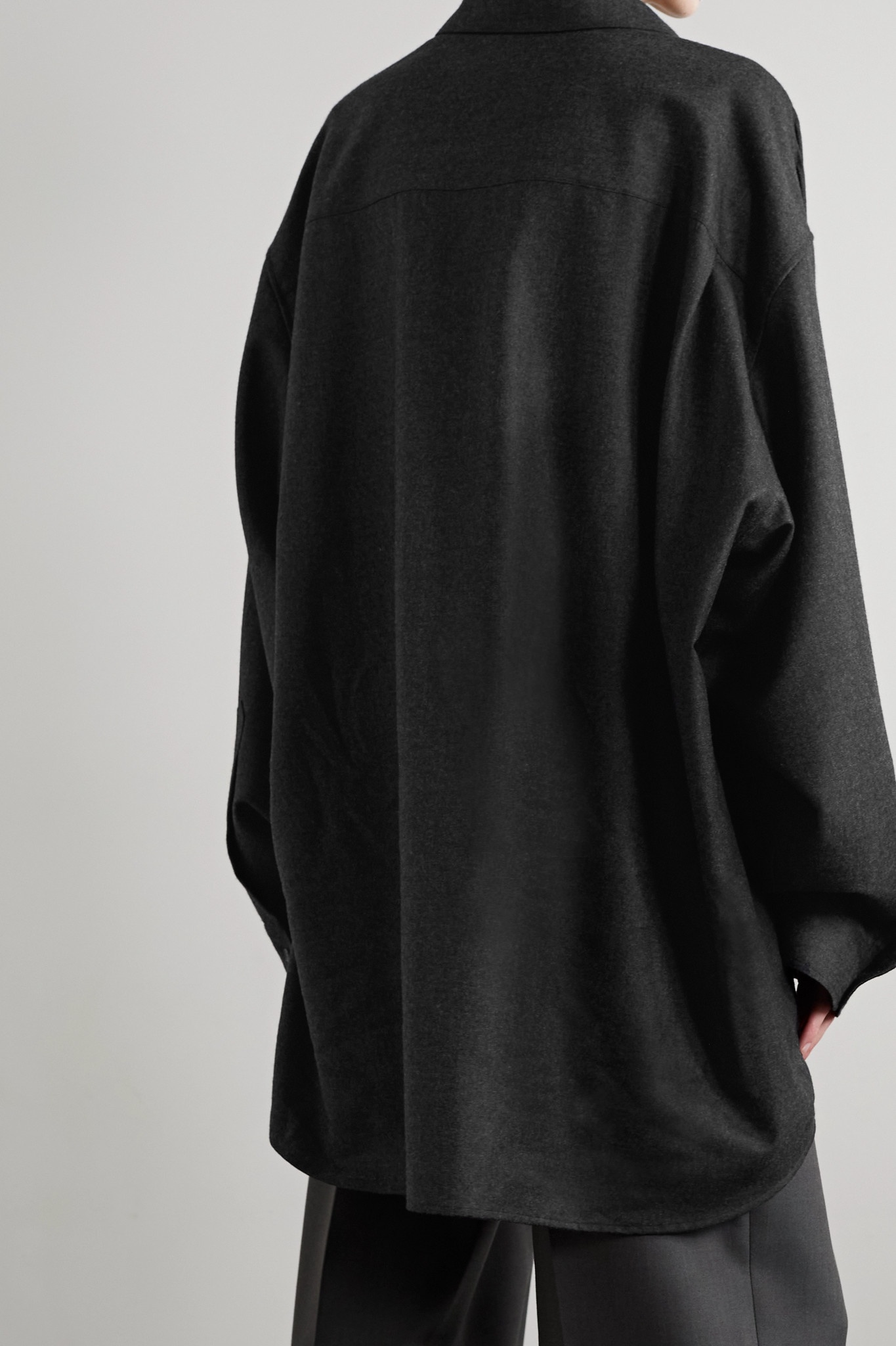 Caroline oversized wool shirt - 4