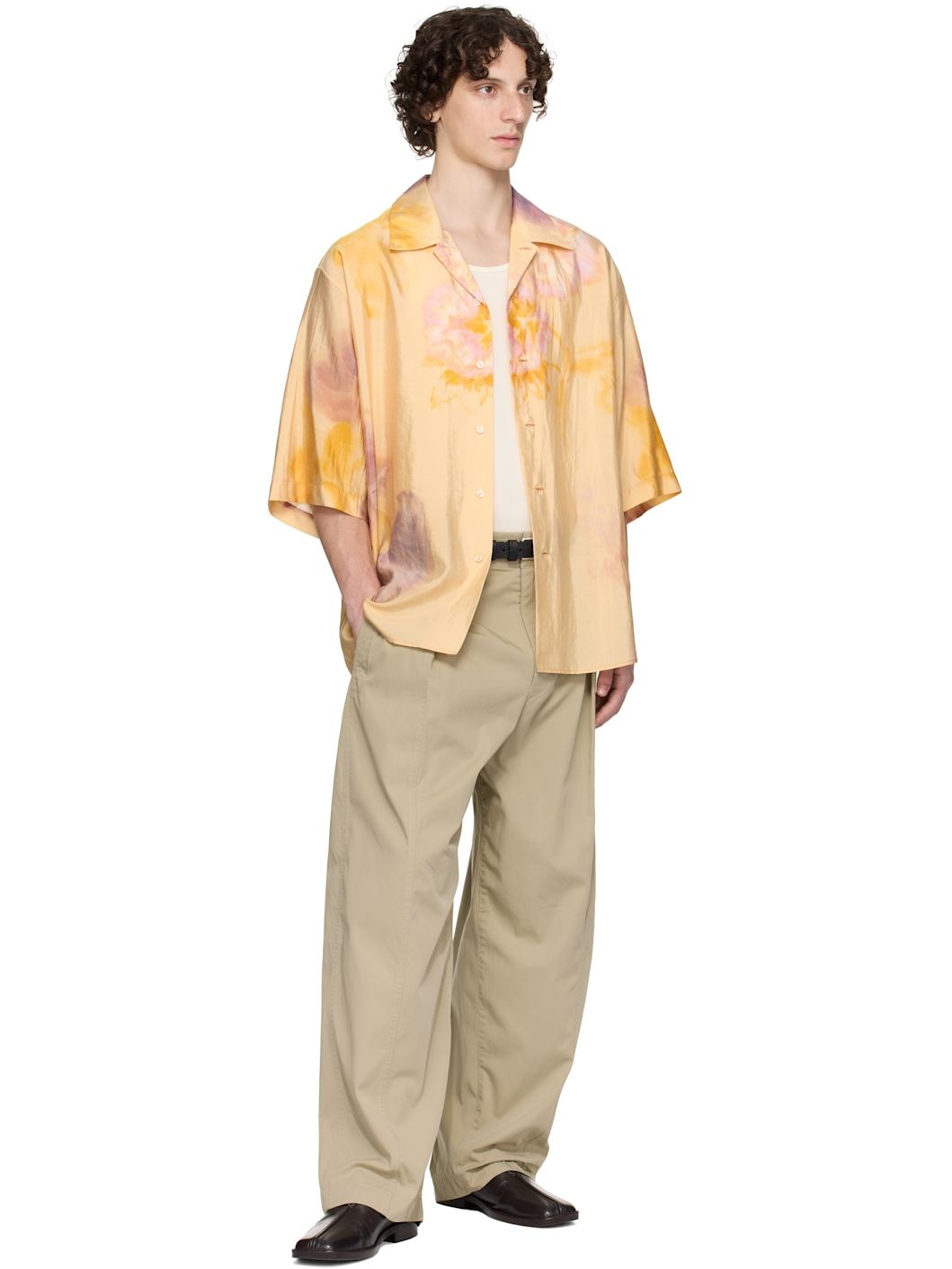 Beige Summer Shirt - 4