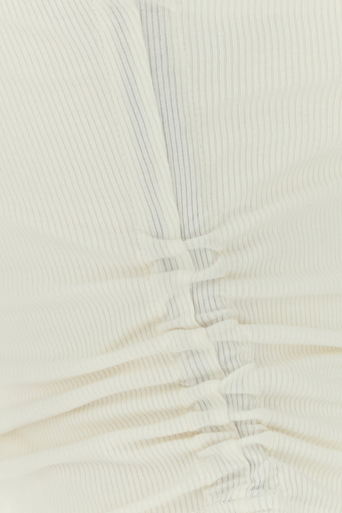 White stretch cotton tank top - 3