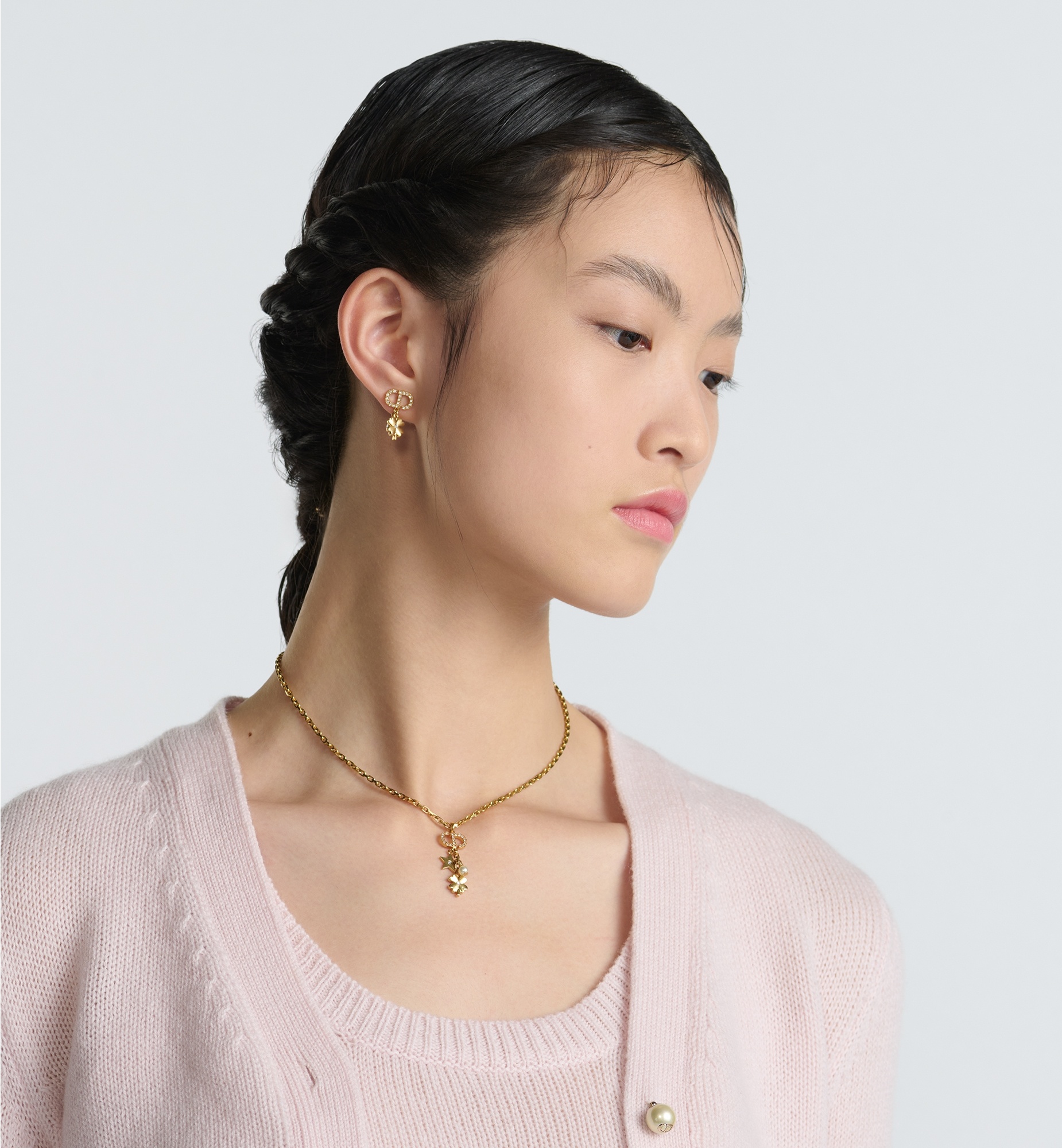 Petit CD Lucky Charms Necklace Gold-Finish and Silver-Finish