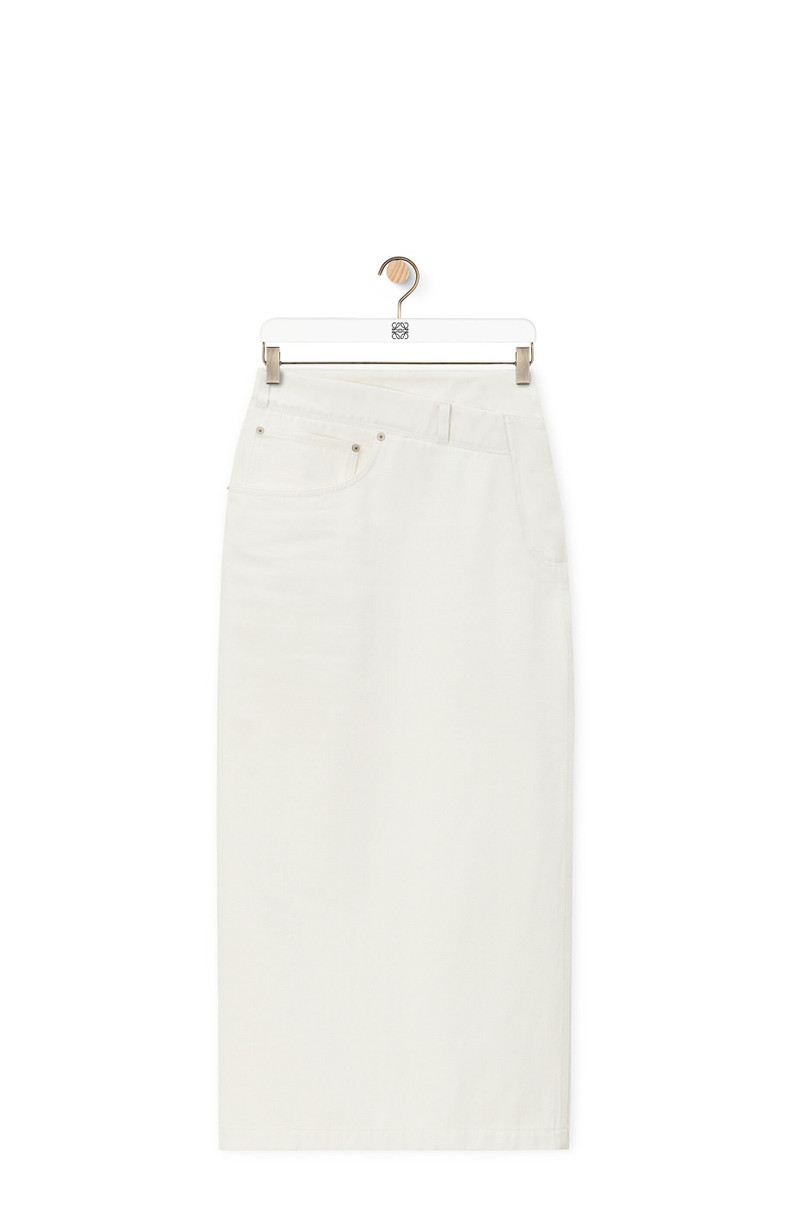Deconstructed 스커트 에 denim - 1