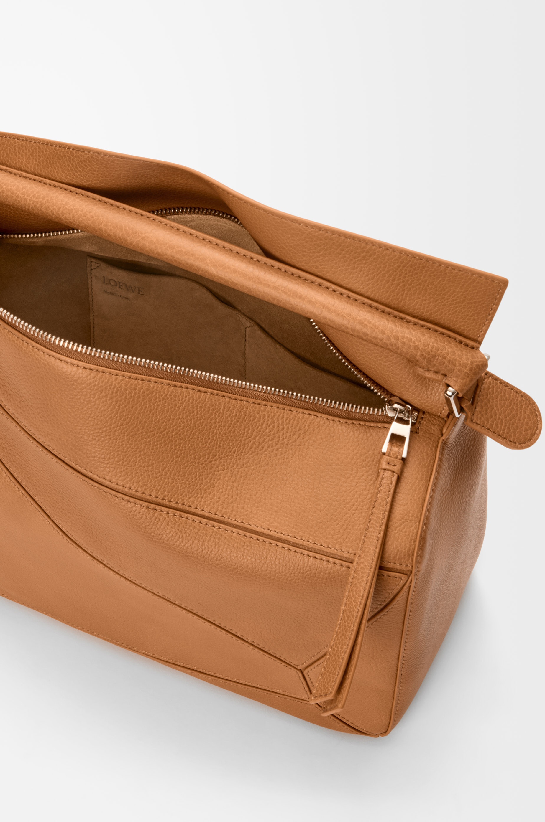 Large Puzzle bag in supple grained calfskin - 9