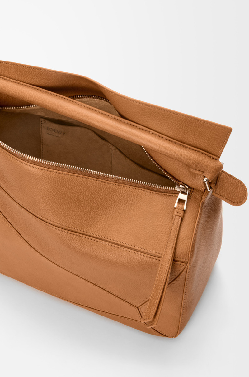 Large Puzzle bag in supple grained calfskin 9