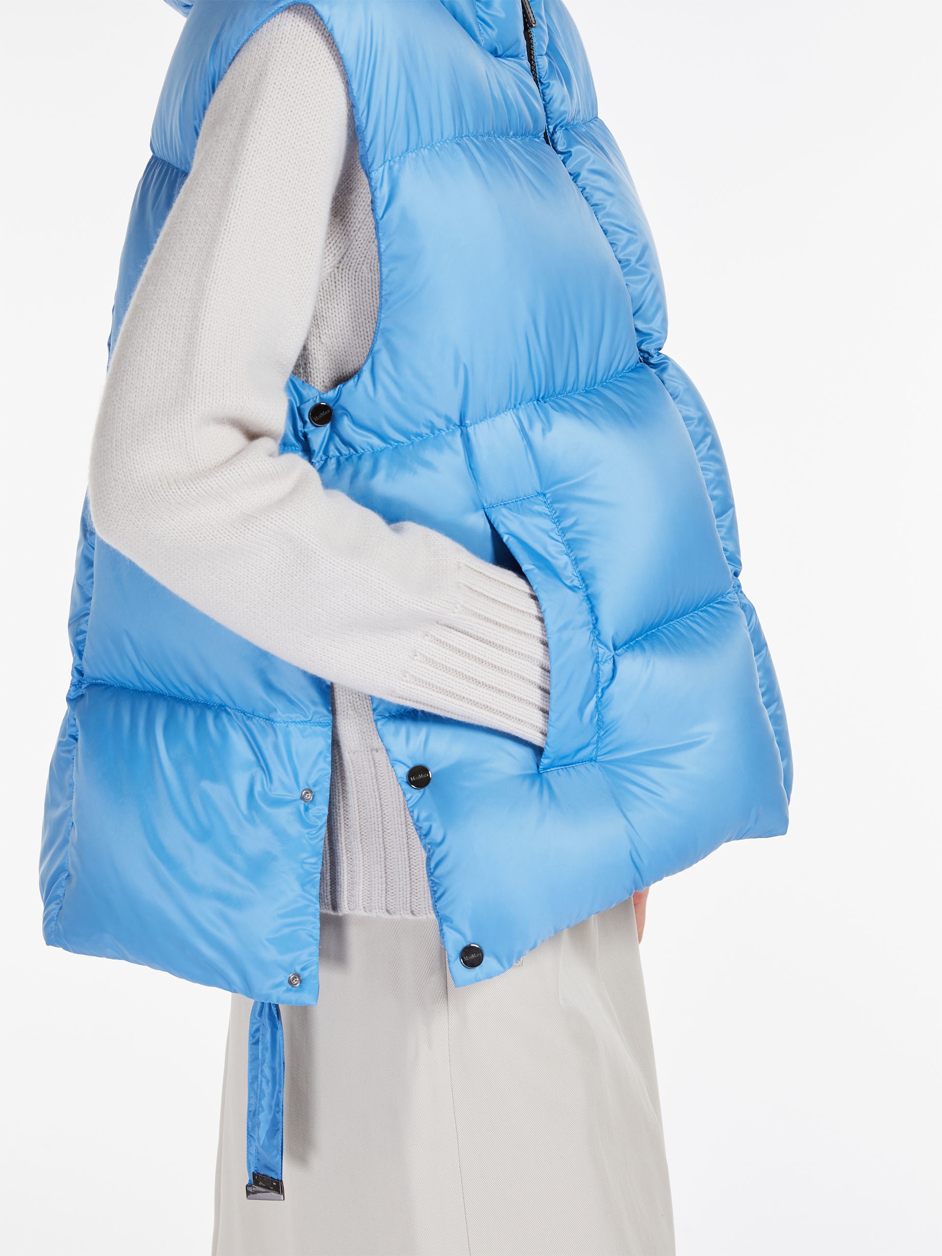 SEICI Sleeveless cape in water-repellent canvas - 5