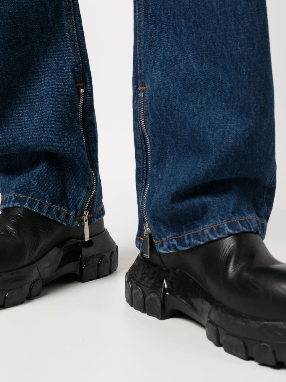 high-waist straight-leg jeans - 5