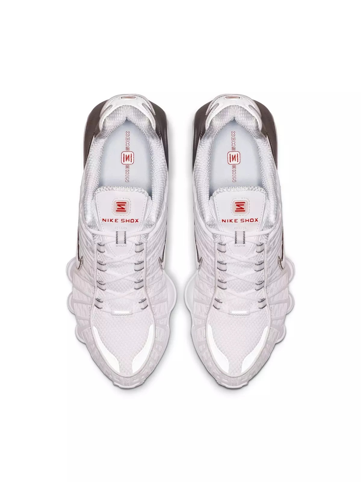 Shox TL "White/Metallic Silver/Max Orange" Men's Shoe - 6
