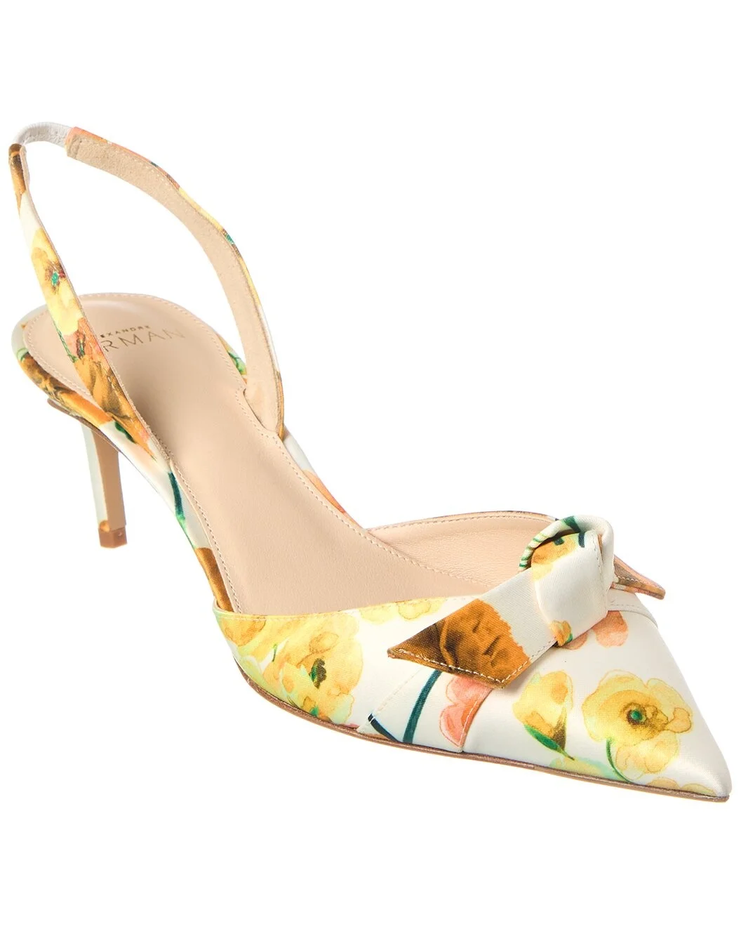 Alexandre Birman Clarita 60 Satin Slingback Pump - 1
