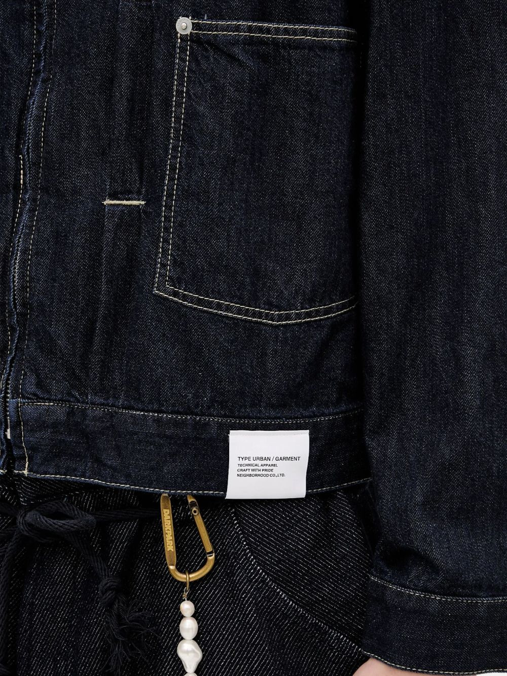 patch-pocket denim jacket - 4