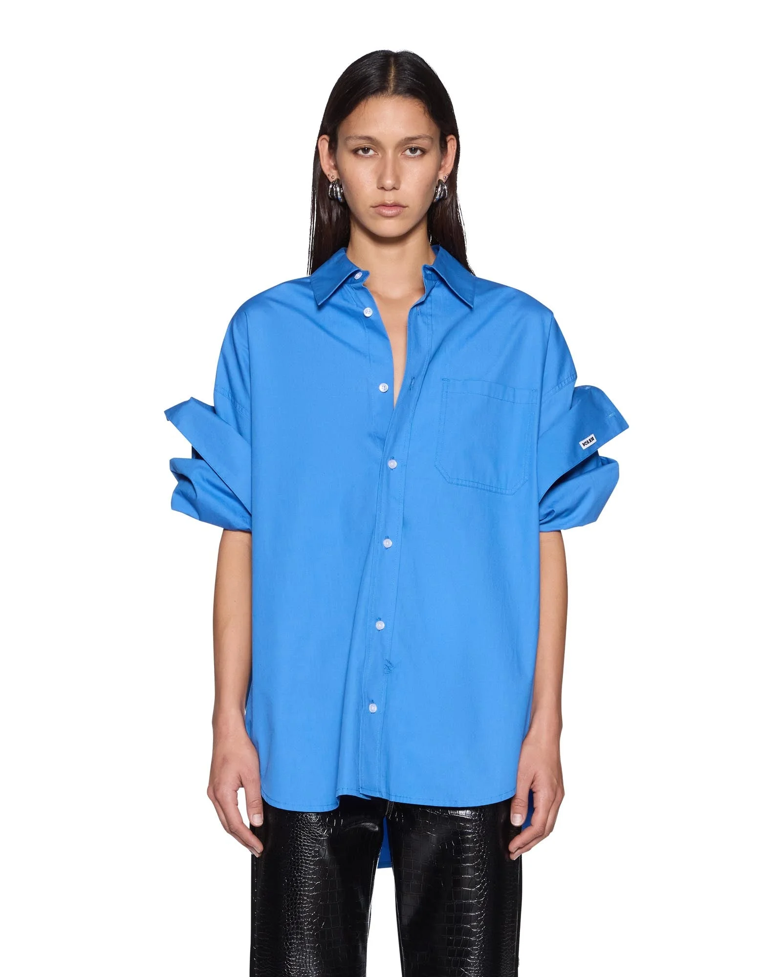 ASTRA SHIRT BRIGHT BLUE - 1