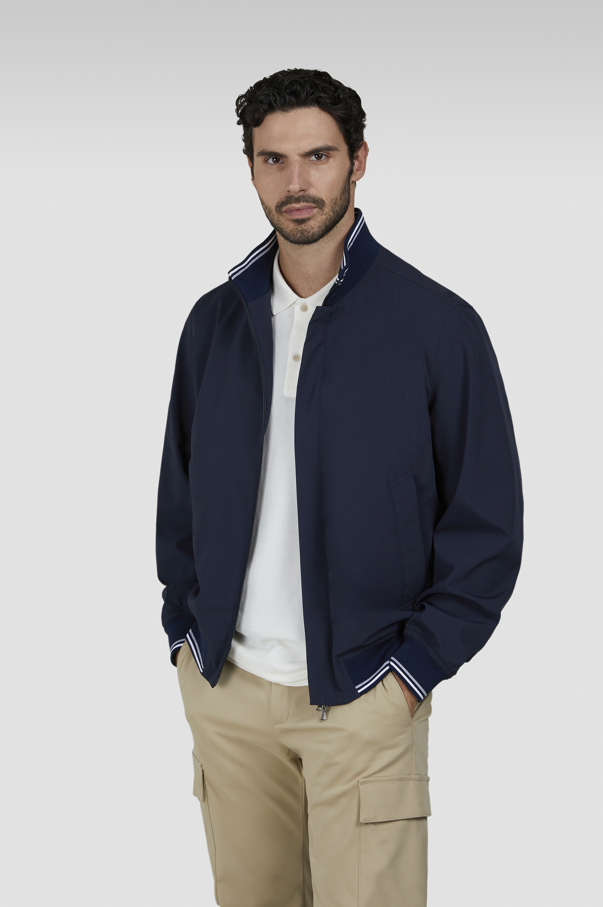 TYPHOON® RE-4X4 STRETCH BOMBER WITH STRIPED TRIMS - 8