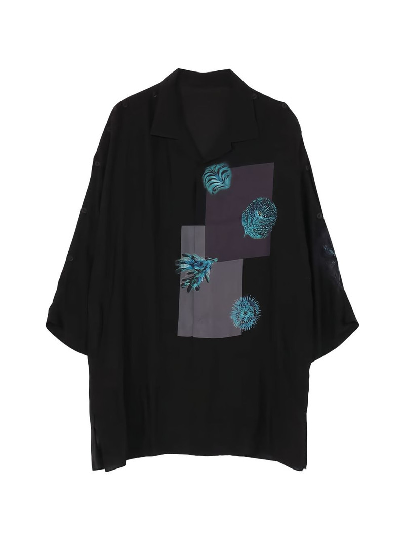 graphic pattern pocket shirt 1